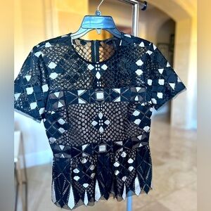 BCBG Maxazria Caleste Top - Size Small